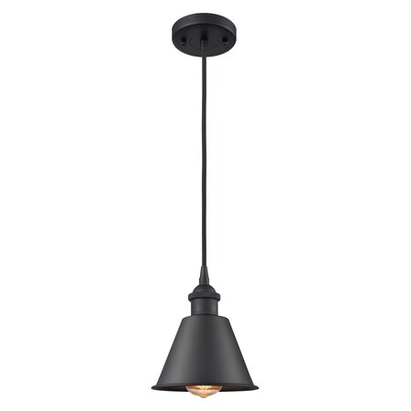 Innovations Lighting 1 Light Smithfield 7 Inch Mini Pendant, 689509 516-1P-BK-M8